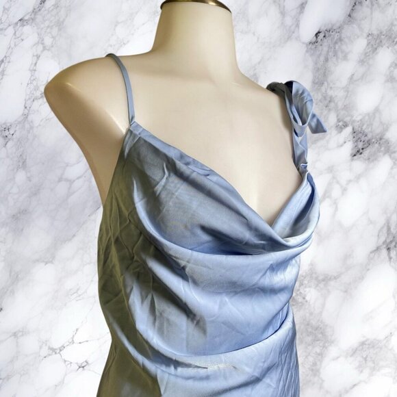 NBD Alli Mini Dress - Baby Blue - Picture 7 of 12